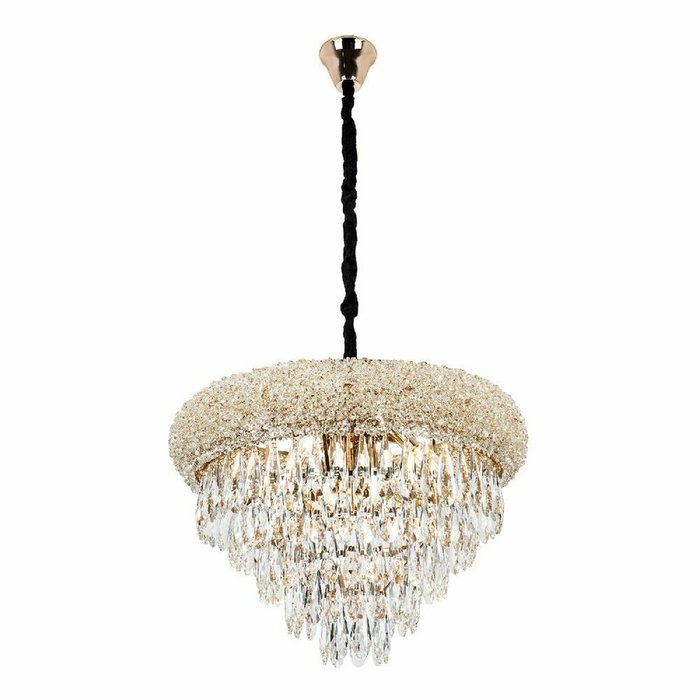 Подвесная люстра ML.2308.600 GD (хрусталь, цвет прозрачный) Подвесная люстра ML.2308.600 GD (хрусталь, цвет прозрачный)