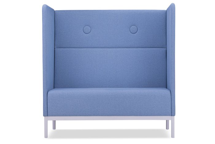 Прямой диван Привато голубого цвета - лучшие Прямые диваны в INMYROOM