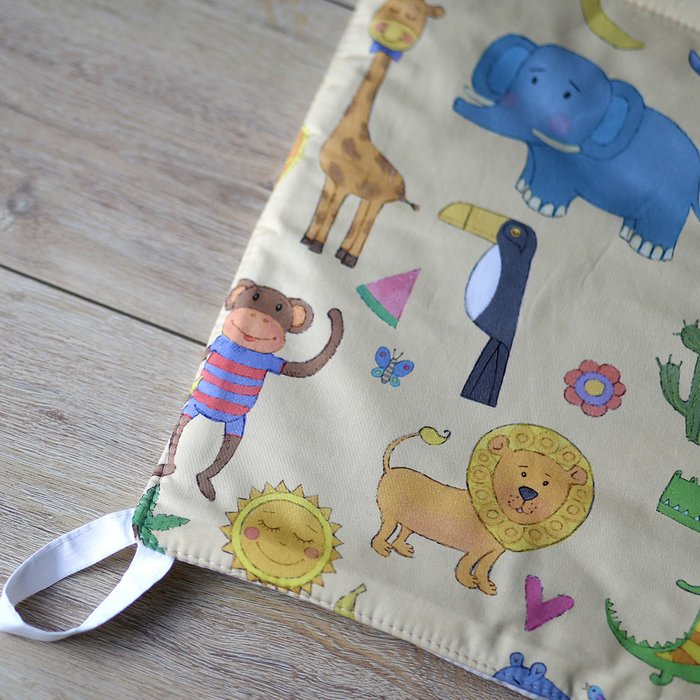 Стеганый игровой коврик Safari из экологичных натуральных материалов - лучшие Ковры для детской в INMYROOM