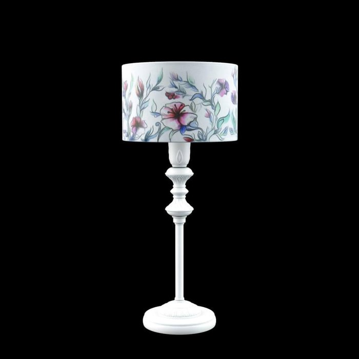 Настольная лампа Provence с абажуром из ткани  - купить Настольные лампы по цене 2290.0