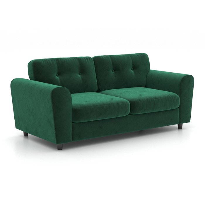 Двухместный диван Arden MT зеленого цвета - купить Прямые диваны по цене 46800.0