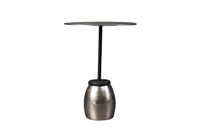 Столик кофейный металлический Неро цвета никеля