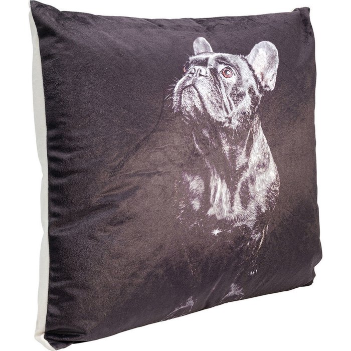 Подушка Dog черного цвета - купить Пледы по цене 4370.0