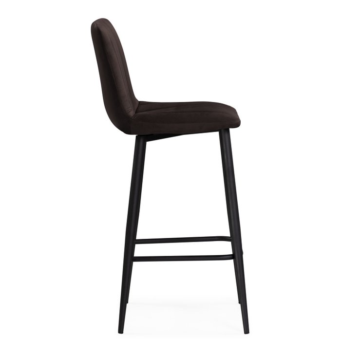 Полубарный стул Дани черного цвета - лучшие Барные стулья в INMYROOM