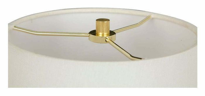 Настольная лампа Бушвик с  белым абажуром - лучшие Настольные лампы в INMYROOM