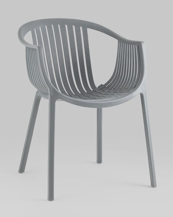 Стул с подлокотниками Kolstad серого цвета - купить Обеденные стулья по цене 3990.0