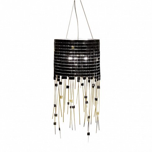 Подвесной светильник Arturo Alvarez GILDA из керамической мозаики черного цвета