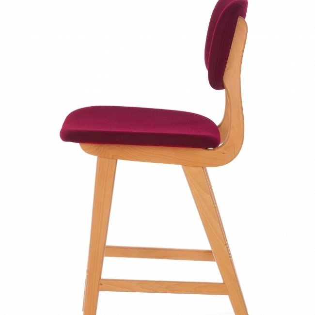 Барный стул Civil 3 цвета бургунди - купить Барные стулья по цене 24411.0