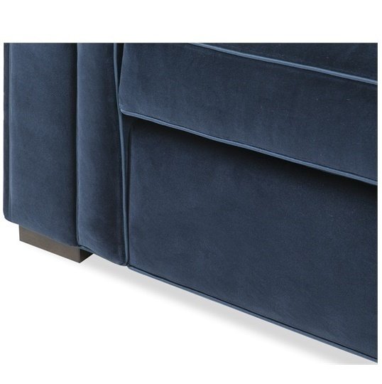 Диван Chestor синего цвета - купить Прямые диваны по цене 110000.0