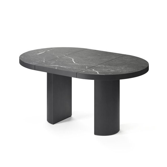 Обеденный стол раздвижной Бунда с черного цвета - купить Обеденные столы по цене 136160.0