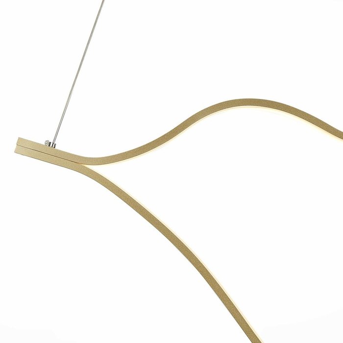 Светильник подвесной Cortile золотого цвета - лучшие Подвесные светильники в INMYROOM