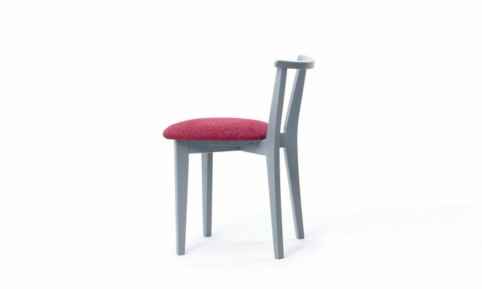 Стул Франк ПМ серо-красного цвета - купить Обеденные стулья по цене 6390.0