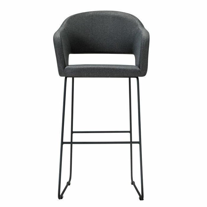 Полубарный стул Oscar тёмно-серого цвета - купить Барные стулья по цене 12090.0