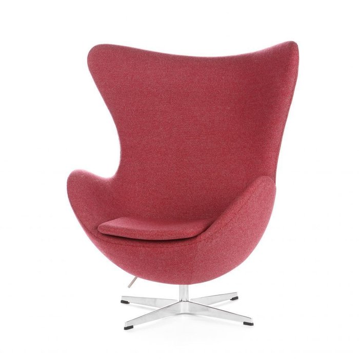  Кресло Egg розовое ткань - лучшие Интерьерные кресла в INMYROOM