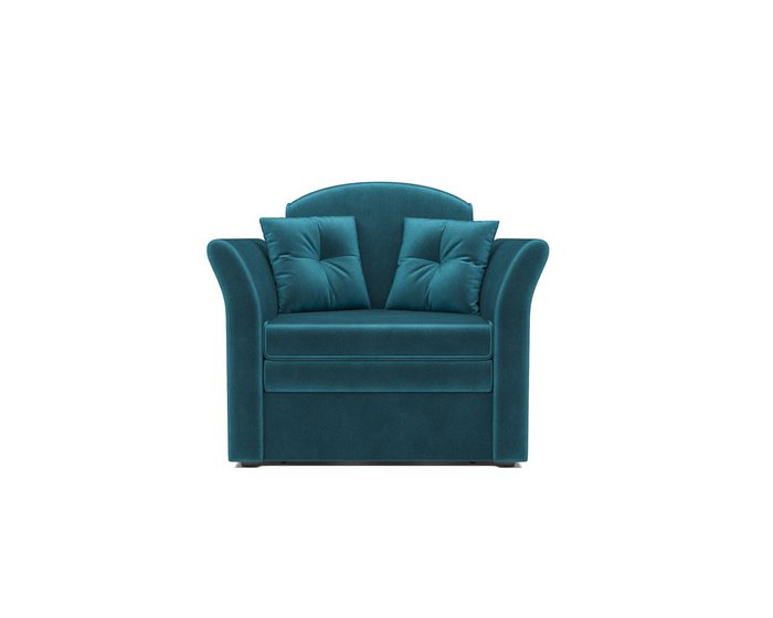 Кресло-кровать Малютка 2 сине-зеленого цвета - купить Интерьерные кресла по цене 20190.0