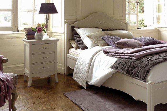 Кровать Авиньон бежевого цвета 180х200   - купить Кровати для спальни по цене 138125.0