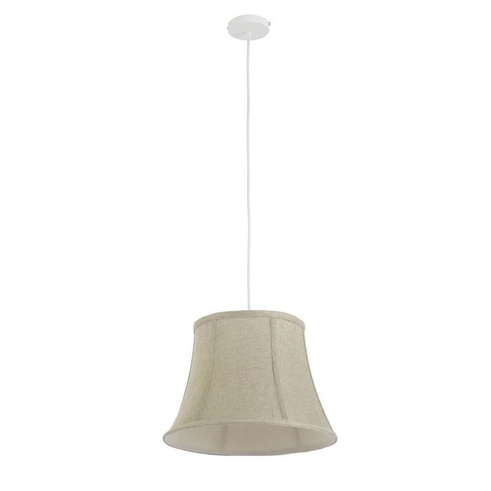 Подвесной светильник Cantare с абажуром светло-коричневого цвета