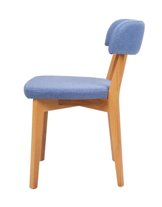 Стул Франк синего цвета - лучшие Обеденные стулья в INMYROOM
