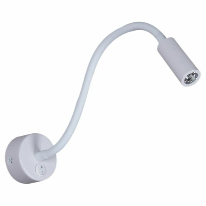 Бра 86201-9.2-001MN LED3W WT (металл, цвет белый) - купить Бра и настенные светильники по цене 1220.0 Бра 86201-9.2-001MN LED3W WT (металл, цвет белый) - купить Бра и настенные светильники по цене 1220.0