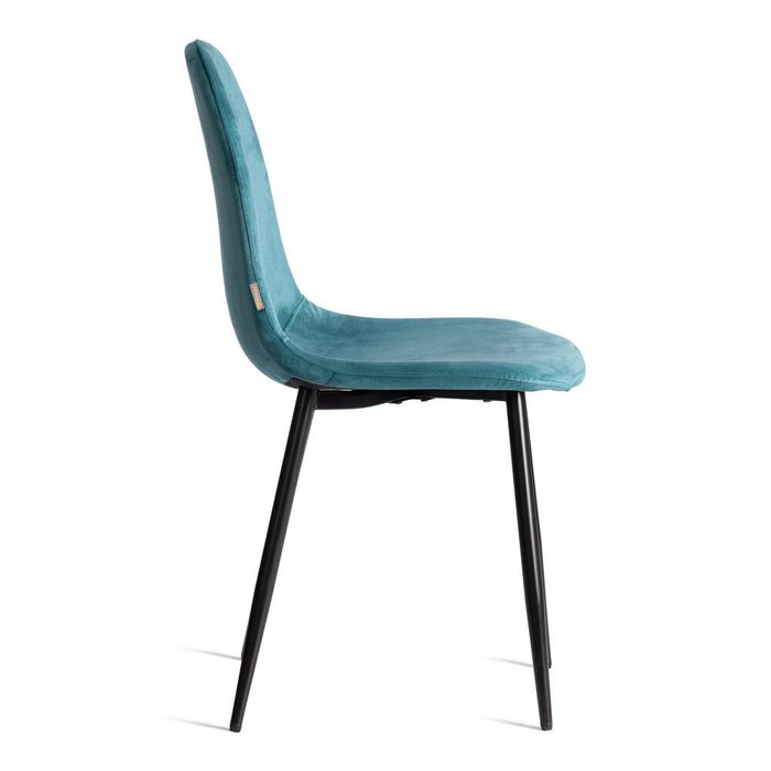 Комплект из четырех стульев Breeze синего цвета - лучшие Обеденные стулья в INMYROOM