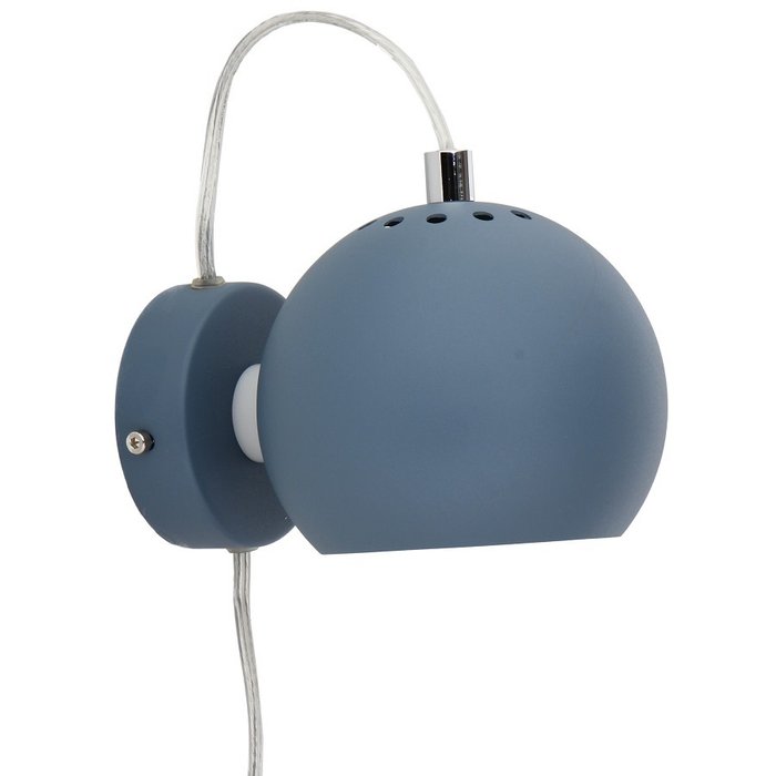 Настенная лампа Ball темно-голубого цвета