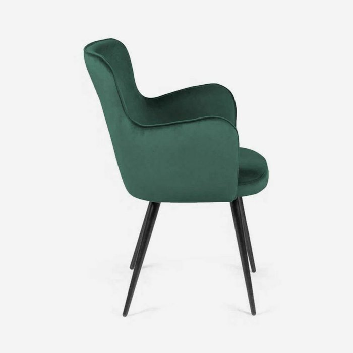 Стул Пьемонт темно-зеленого цвета - лучшие Обеденные стулья в INMYROOM