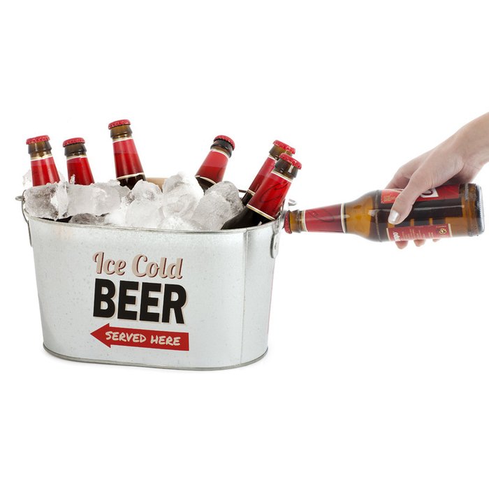 Емкость для охлаждения пива Party Time серого цвета - лучшие Емкости для хранения в INMYROOM