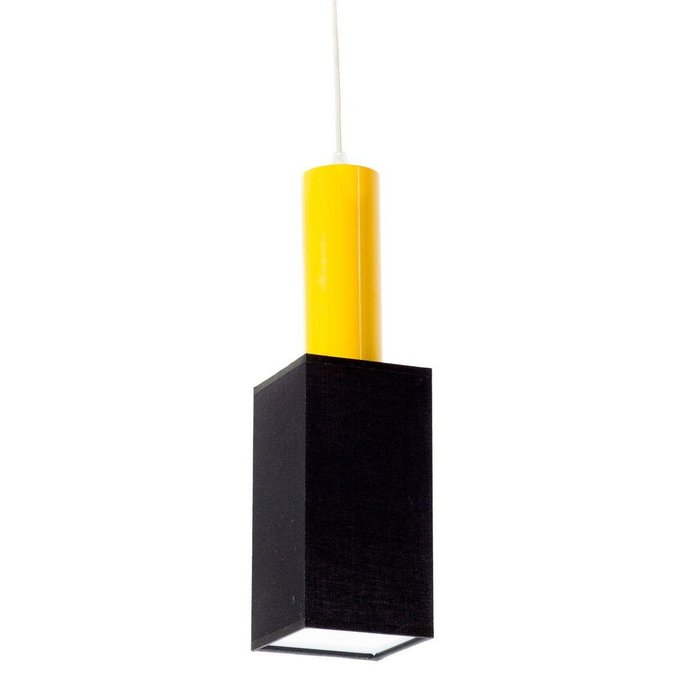 Подвесной светильник Box с плафоном из ткани  - купить Подвесные светильники по цене 5544.0