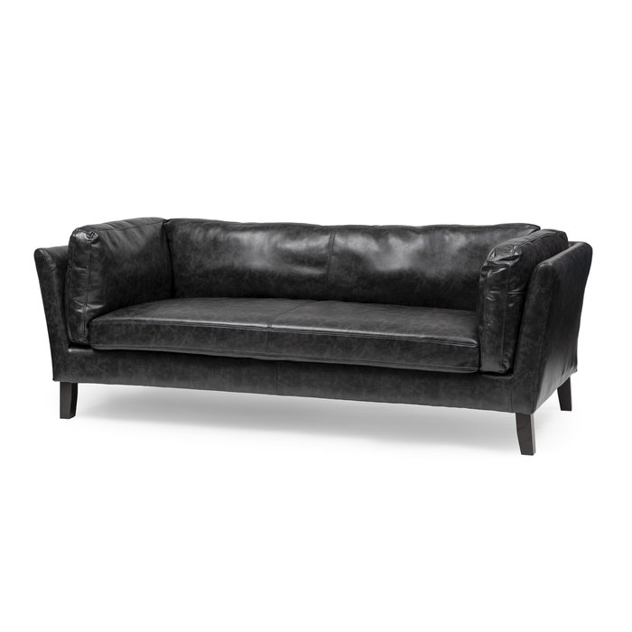Прямой диван Kelly темно-серого цвета - купить Прямые диваны по цене 76300.0
