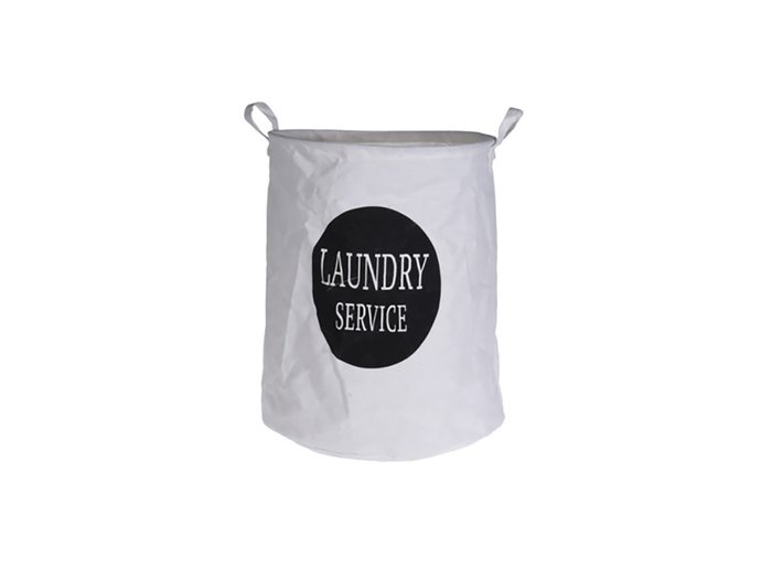 Корзина для белья Laundry Service белого цвета 
