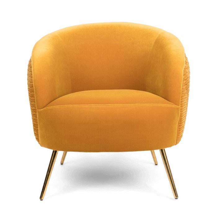 Кресло  So Curvy желтого цвета