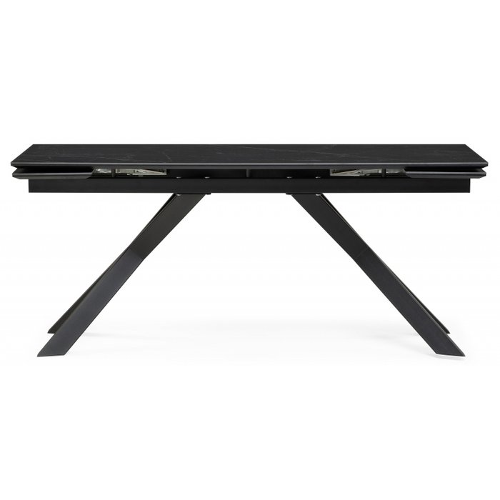 Раздвижной обеденный стол Хеме черного цвета - купить Обеденные столы по цене 59390.0