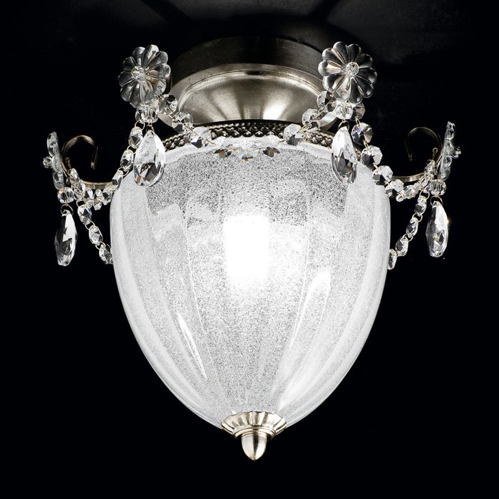Потолочный светильник MM Lampadari "Rugiada" с плафоном из муранского стекла - купить Потолочные люстры по цене 97920.0