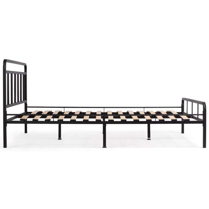Кровать с основанием Рейк 160х200 черного цвета - лучшие Кровати для спальни в INMYROOM