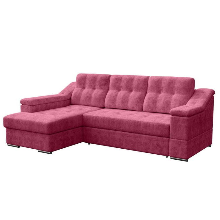 Угловой диван-кровать Эльче розового цвета - купить Угловые диваны по цене 217965.0