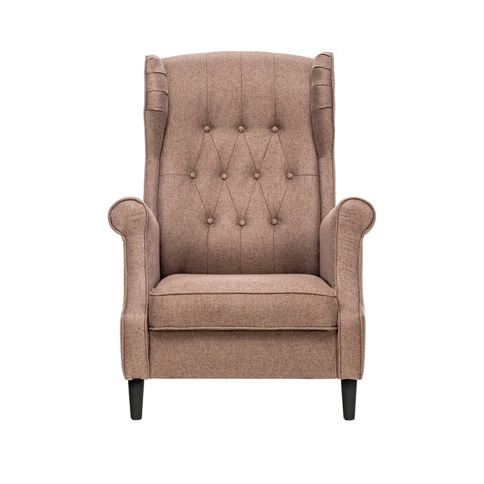 Кресло Бруно коричневого цвета - купить Интерьерные кресла по цене 15840.0