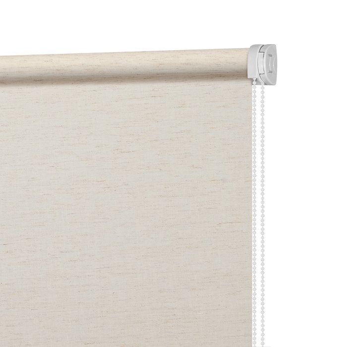 Рулонная штора Миниролл Натур светло-бежевого цвета 90x175