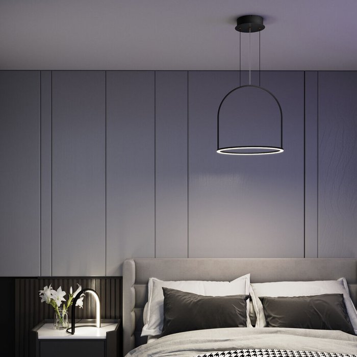 Настольная светодиодная лампа 608051 LED черный Over - лучшие Настольные лампы в INMYROOM Настольная светодиодная лампа 608051 LED черный Over - лучшие Настольные лампы в INMYROOM