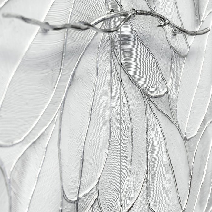 Комод Арт Стайл белого цвета с серебром - купить Комоды по цене 47629.0