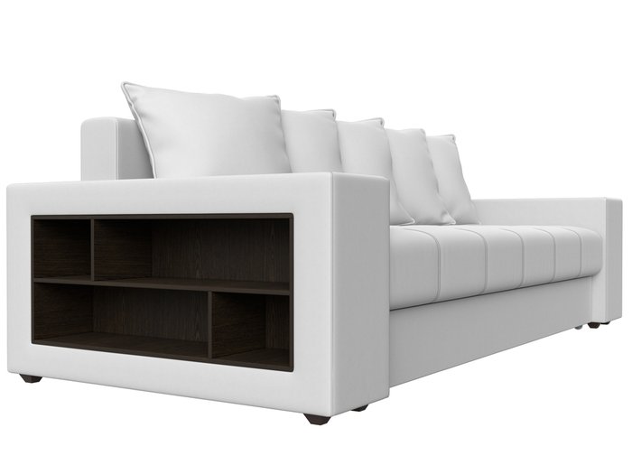 Прямой диван-кровать Дубай белого цвета (экокожа) - лучшие Прямые диваны в INMYROOM