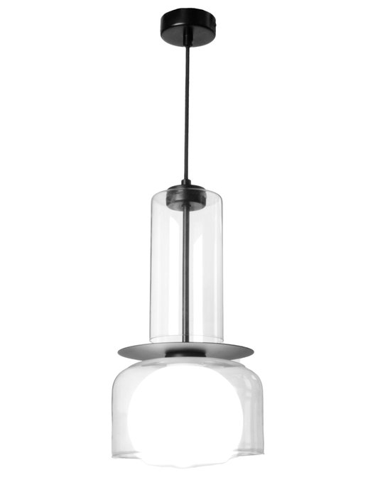 Подвесной светильник Capsule Tubus с прозрачным плафоном  - купить Подвесные светильники по цене 8750.0