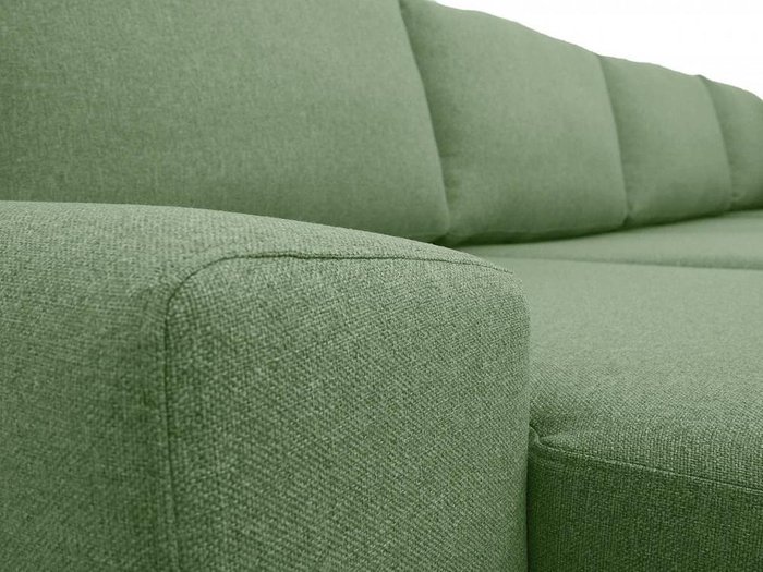 Угловой диван-кровать Petergof зеленого цвета - лучшие Угловые диваны в INMYROOM