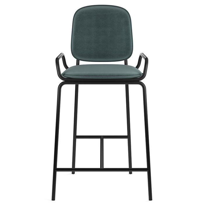 Стул полубарный Ror зеленого цвета - купить Барные стулья по цене 19900.0