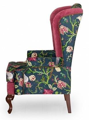 Кресло Пэчворк Райский сад с цветочным принтом - лучшие Интерьерные кресла в INMYROOM