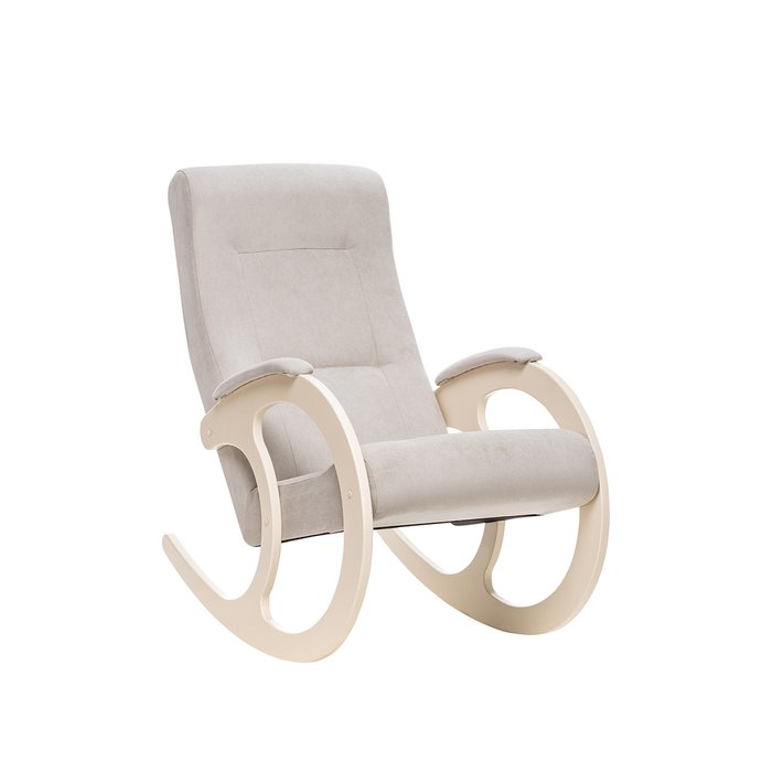 Кресло-качалка Модель 3 серого цвета