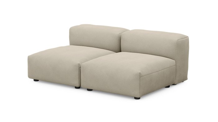 Прямой диван Фиджи малый бежевого цвета - купить Прямые диваны по цене 41800.0