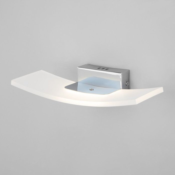 Настенный светодиодный светильник 40152/1 LED хром Share - лучшие Бра и настенные светильники в INMYROOM