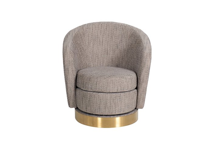 Кресло Napoli серо-бежевого цвета - купить Интерьерные кресла по цене 48000.0