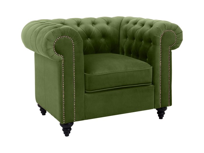 Кресло Chester Classic зеленого цвета - купить Интерьерные кресла по цене 31990.0