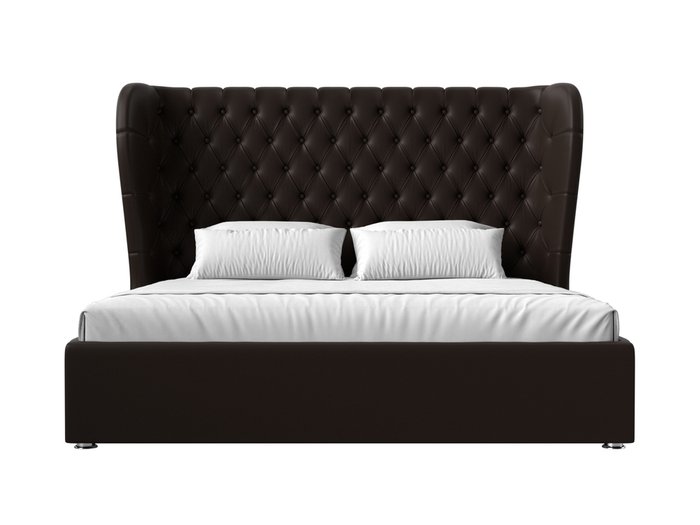Кровать Далия 160х200 темно-коричневого цвета с подъемным механизмом - купить Кровати для спальни по цене 75999.0